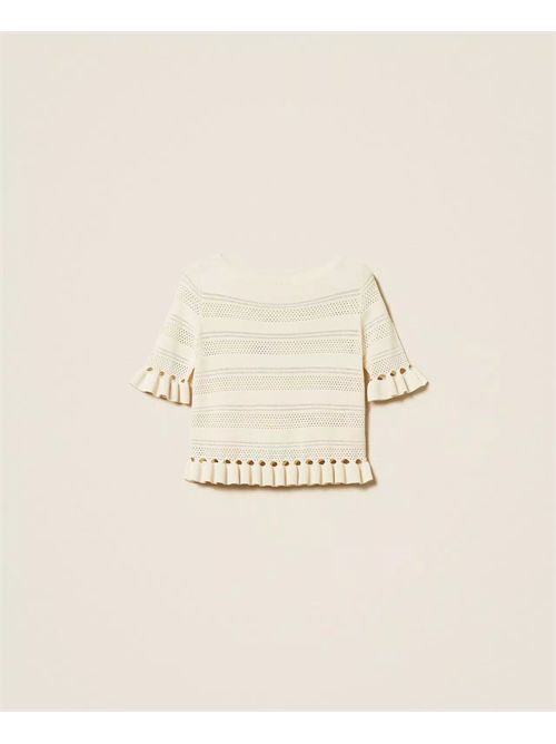 Maglia con volant TWINSET | TP3082/00059